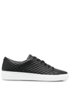 MICHAEL MICHAEL KORS KEATON EMBOSSED LOW-TOP SNEAKERS