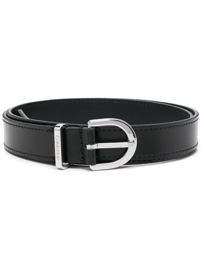 Calvin Klein Buckle-fastening 25mm Belt In 黑色