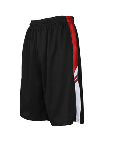 Galaxy By Harvic Men's Moisture Wicking Shorts With Side Trim Design In Black