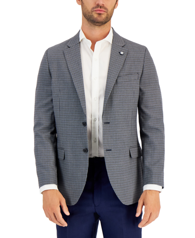 Nautica Men's Modern-fit Plaid Sport Coat In Navy