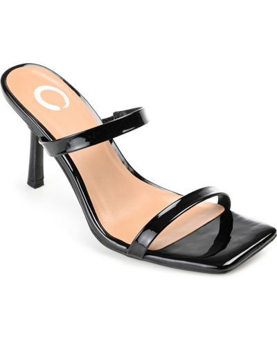 Journee Collection Women's Brie Sandals In Black