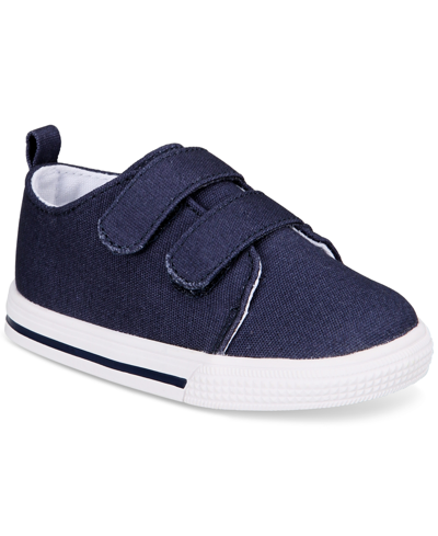 First Impressions Baby Boys Or Baby Girls Sneakers, Created For Macy's In Navy Nautical