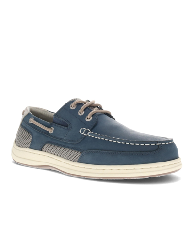 Dockers Men's Beacon Leather Casual Boat Shoe With Neverwet In Navy