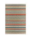 Jhb Design Latitude 602w3 Gray 6'7" X 9'2" Outdoor Area Rug In Multi