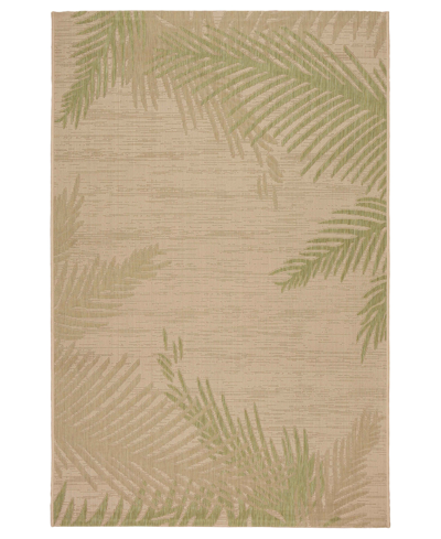 Lr Home Nassau Nass81024 7'9" X 9'5" Outdoor Area Rug In Tan/beige