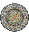 Lr Home Radiance Rdc54104 6' X 6' Round Area Rug In Multi