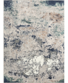 Lr Home Atlas Atl82057 5' X 7' Area Rug In Blue/gray