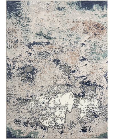 Lr Home Atlas Atl82057 5' X 7' Area Rug In Blue,gray