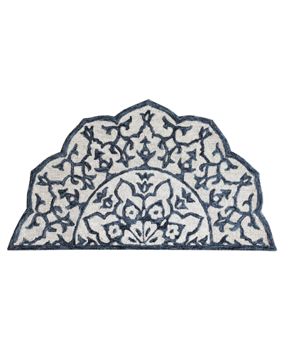 Lr Home Arabella Aba21709 2'3" X 3'10" Hearth Area Rug In Denim