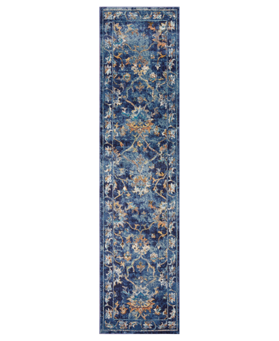Lr Home Revelry Rev81275 2'3" X 8'9" Runner Area Rug In Indigo