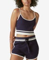 LUCKY BRAND WOMEN'S RIBBED-KNIT TANK TOP
