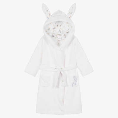 Peter Rabbit By Childrensalon White Plush Fleece Robe