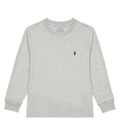 Polo Ralph Lauren Kids' Cotton Sweatshirt In Andover Heather