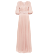 COSTARELLOS BRENNIE IRIDESCENT GEORGETTE GOWN