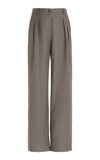 Loulou Studio Women's New Sbiru Wool Wide-leg Pants In Grey