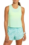 Zella Work For It Tank Top In Green Placid
