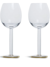 LSA INTERNATIONAL LUCA SET OF TWO WINE GLASSES