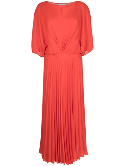 oroton red dress Oroton - Poppy Smocked Mini Dress