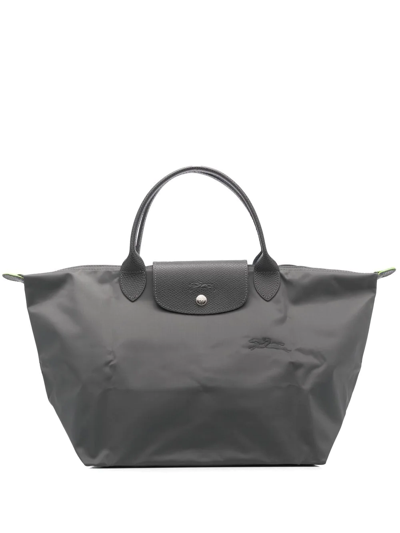 Longchamp Medium Le Pliage Tote Bag In Grey