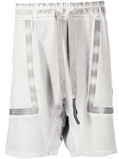 Isaac Sellam Experience Cotton Drawstring Shorts In Grau