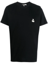 Isabel Marant Zafferh Cotton T-shirt In Schwarz