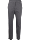 Brunello Cucinelli Tailored Tapered Trousers In Grey