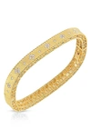 Roberto Coin 18k Yellow Gold And Diamond Princess Bangle In Yellow Gold
