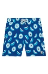 Tom & Teddy Kids' Citrusswim Trunks In Ocean Blue