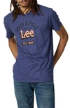 LEE SHORT SLEEVE COTTON BLEND GRAPHIC TEE