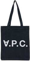 Apc A.p.c. Denim Shopping Bag In Iai Indigo