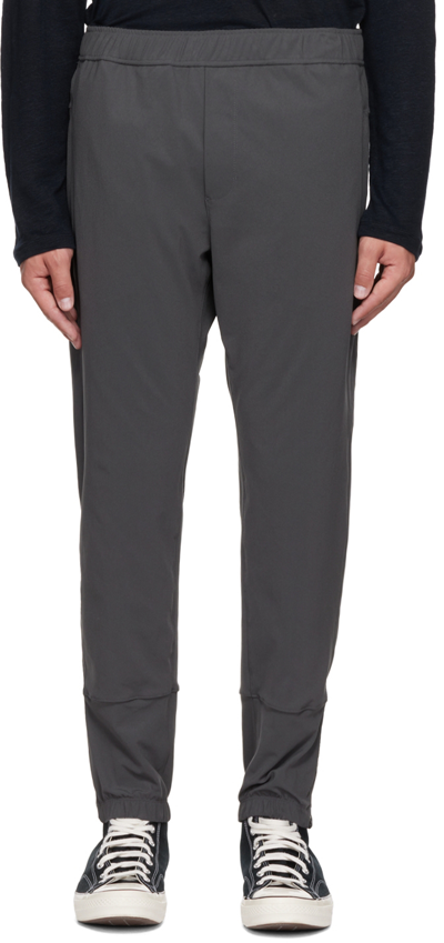 Vince Grey Polyester Lounge Trousers In Shade-028sha