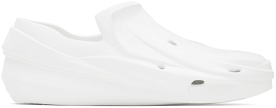 Alyx White Mono Sneakers In Silver