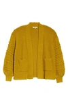 Madewell Bobble Cardigan Sweater In Golden Meadow