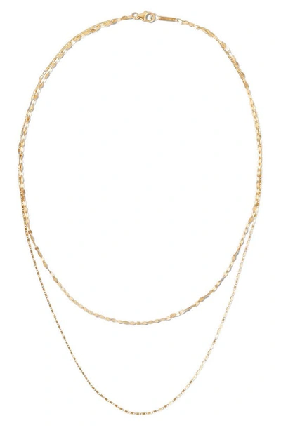 Lana Jewelry Layered Chain Necklace In Yellow Gold