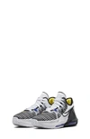 Nike Lebron Witness 6 Big Kids' Basketball Shoes In White,persian Violet,yellow Strike,black