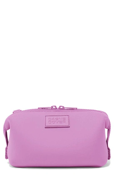 Dagne Dover Small Hunter Water Resistant Toiletry Bag In Violet