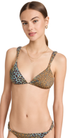 Ulla Johnson Women's Catalina Bikini Top In Ocelot