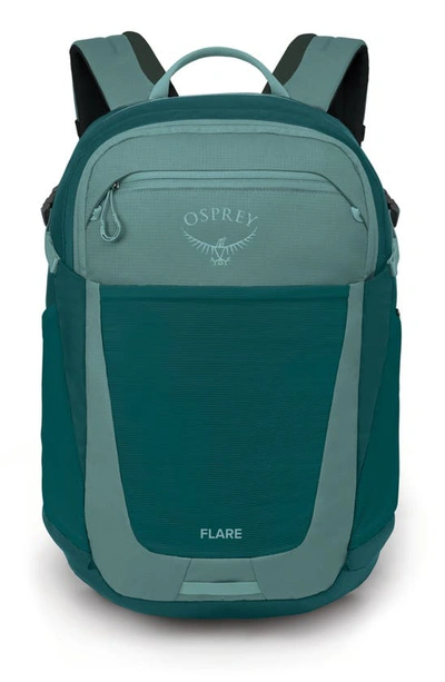 Osprey Flare 27-liter Backpack In Succulent Green/ Deep Teal