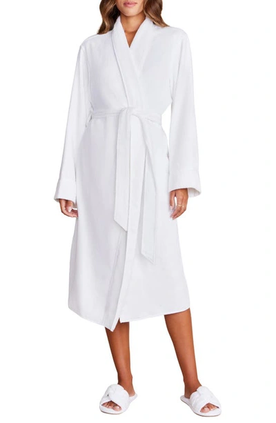 Barefoot Dreams Towel Terry Robe In White