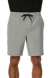 O'neill Reserve Elastic Waist Shorts In Light Gray