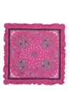 Ganni Spotted Bandana-pailsey Print Bandana In Phlox Pink
