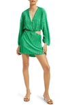 Good American Plisse Sculpted Dress Summer Green002 | ModeSens