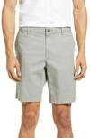 Faherty Island Life Organic Cotton Blend Shorts In Fog Grey