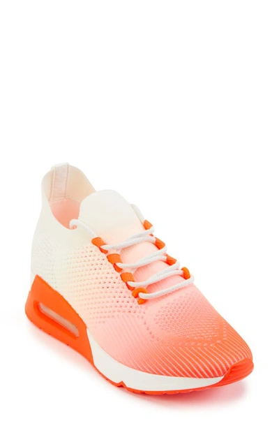 Dkny Ashly Sneakers In Orange/white