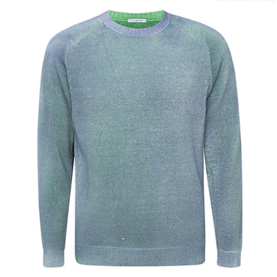 Malo Chunky-knit Jumper In Blue
