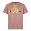Vivienne Westwood Large Orb Logo-print Cotton T-shirt In Pink