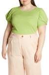 1.state Puff Sleeve Top In Herbal Garden