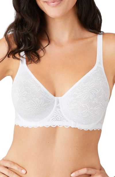 Wacoal Soft Sense Convertible Underwire Bra In White