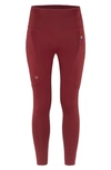 Fjall Raven Abisko Performance Tights In Pomegranate Red