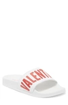 Valentino By Mario Valentino Valentino B Mario Valentino Slip-on Slide In White Red